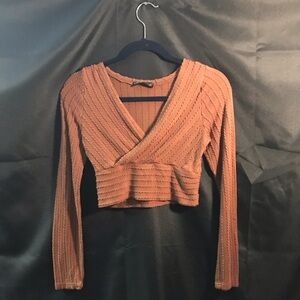 Brown Crop Top